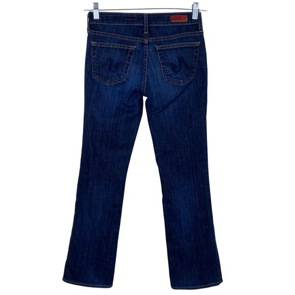 AG Adriano Goldschmied 27/28 The Jessie Curvy Boot Fit Low Rise Jeans Dark Wash - Picture 5 of 16